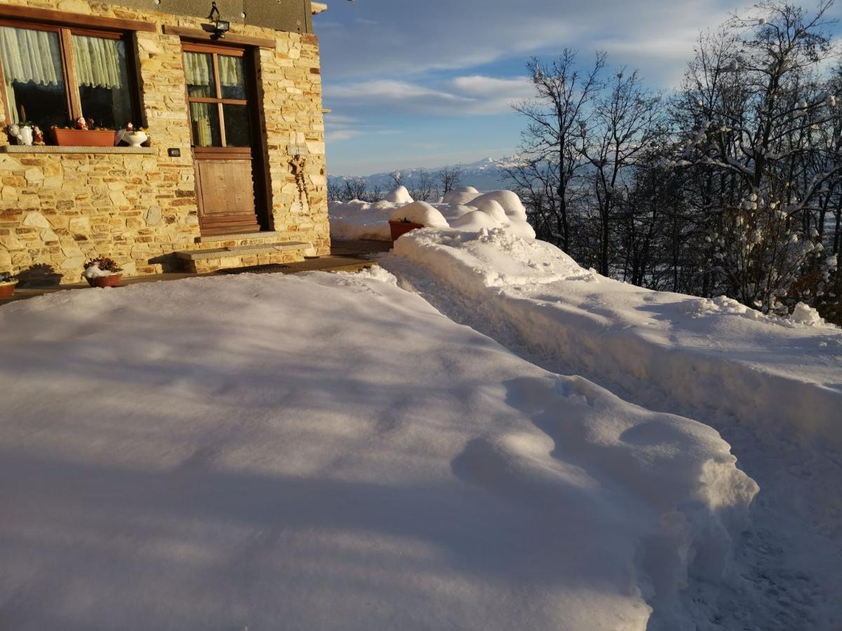 Casa Bella Vista Leilighet Villar San Costanzo Eksteriør bilde